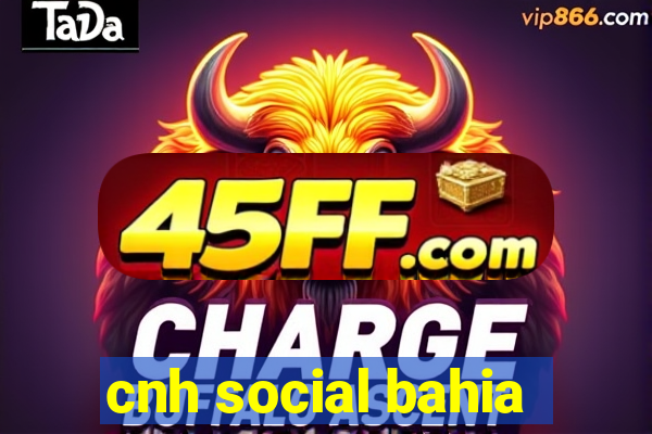 cnh social bahia